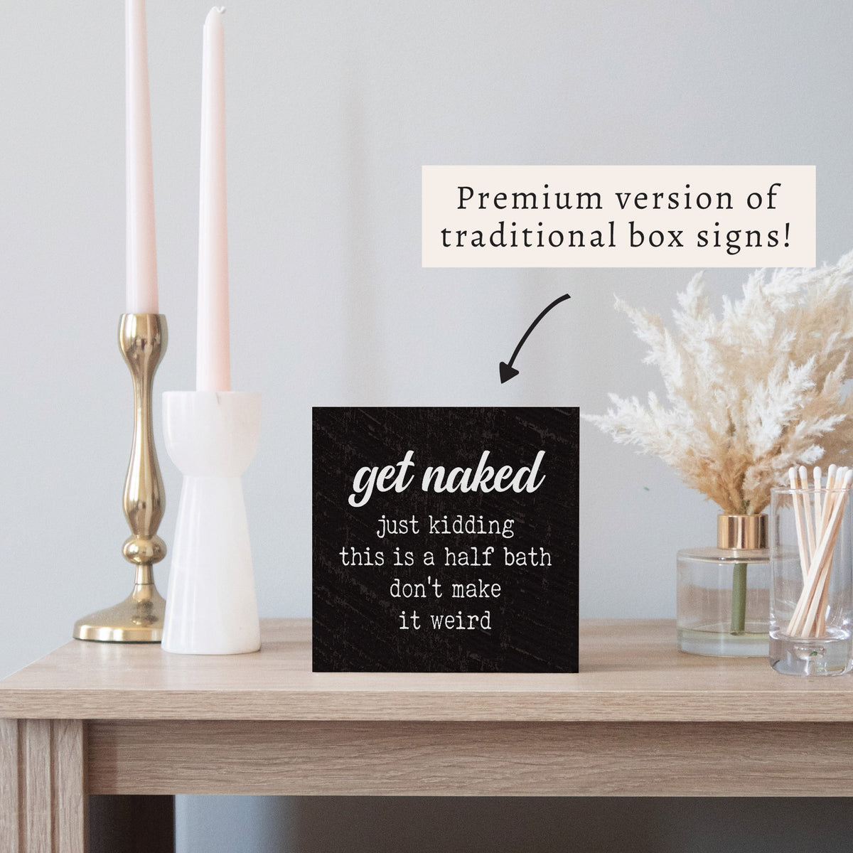 Get Naked Block Sign
