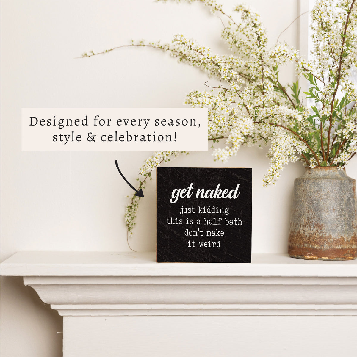 Get Naked Block Sign
