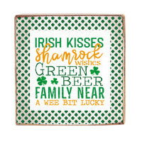 St. Patrick's Day Favorites Decorative Wooden Block