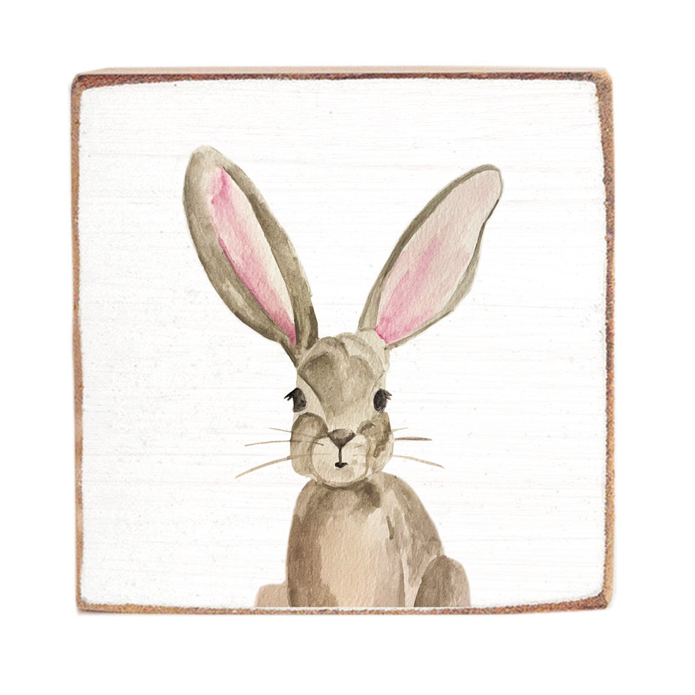 Bunny Decorative Wooden Block
