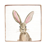 Bunny Decorative Wooden Block