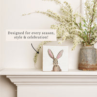 Bunny Block Sign