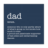 Dad Definition Block Sign