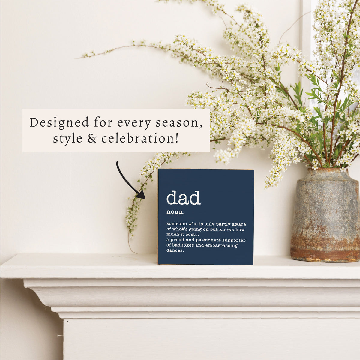 Dad Definition Block Sign