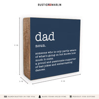 Dad Definition Block Sign