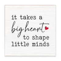 Big Heart Block Sign
