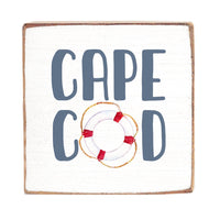 Cape Cod Lifesaver Wood Block