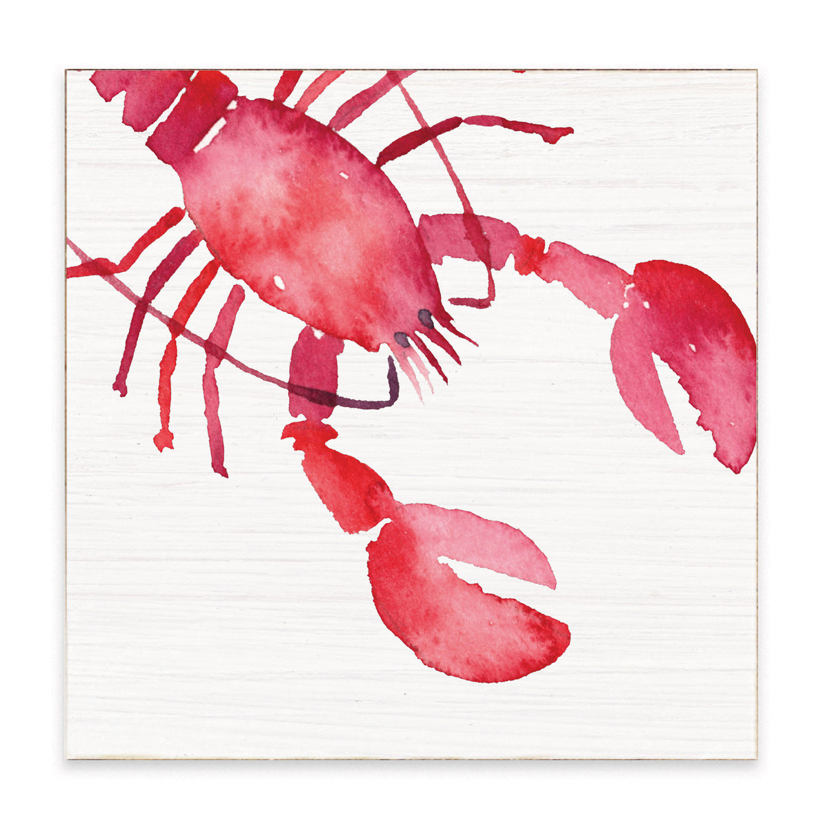 Watercolor Lobster Block Sign