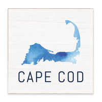 Watercolor Cape Cod Block Sign