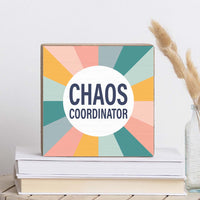 Chaos Coordinator Wood Block