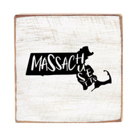 Massachusetts Block Sign