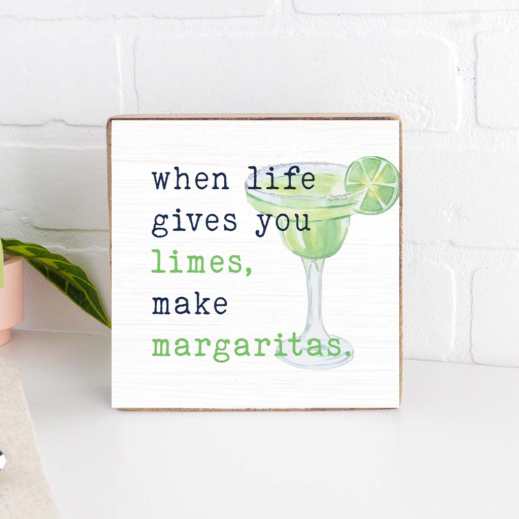 Make Margaritas Wood Block