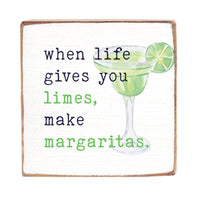 Make Margaritas Wood Block