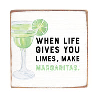 Make Margaritas Wood Block
