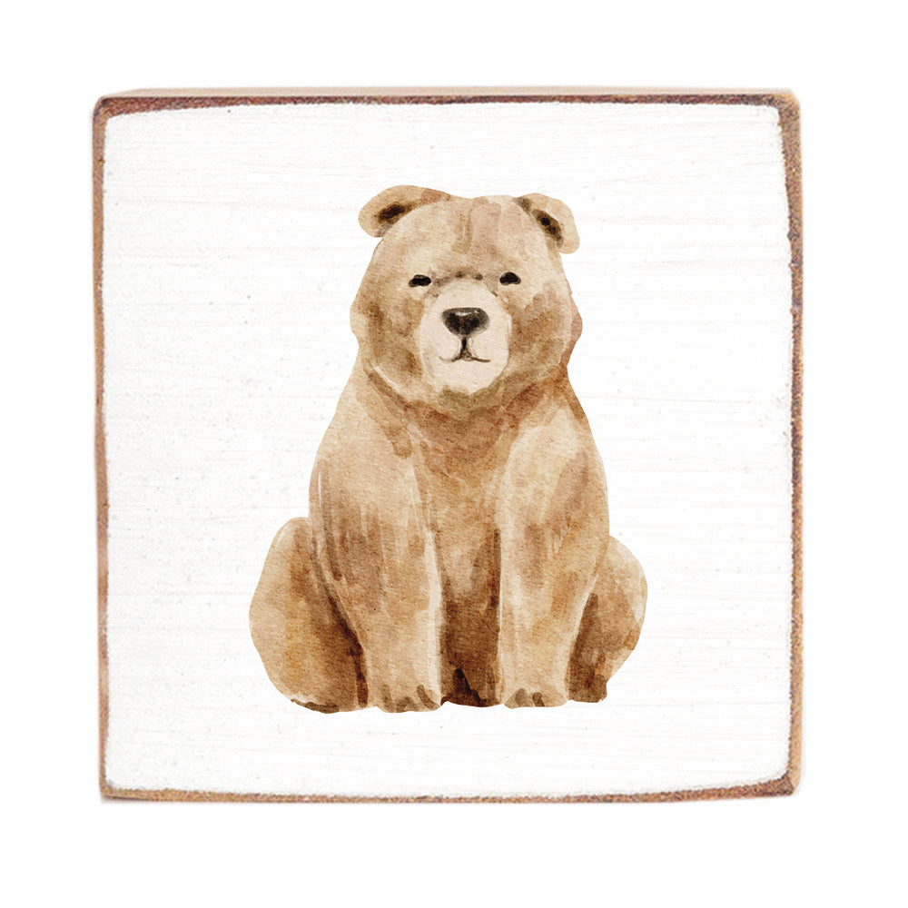Bear Wood Block