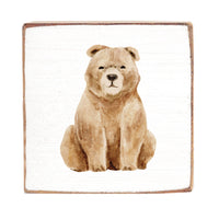 Bear Wood Block