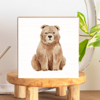 Bear Wood Block