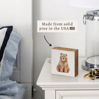 Bear Block Sign