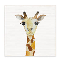 Giraffe Block Sign