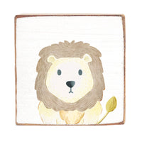 Lion Wood Block