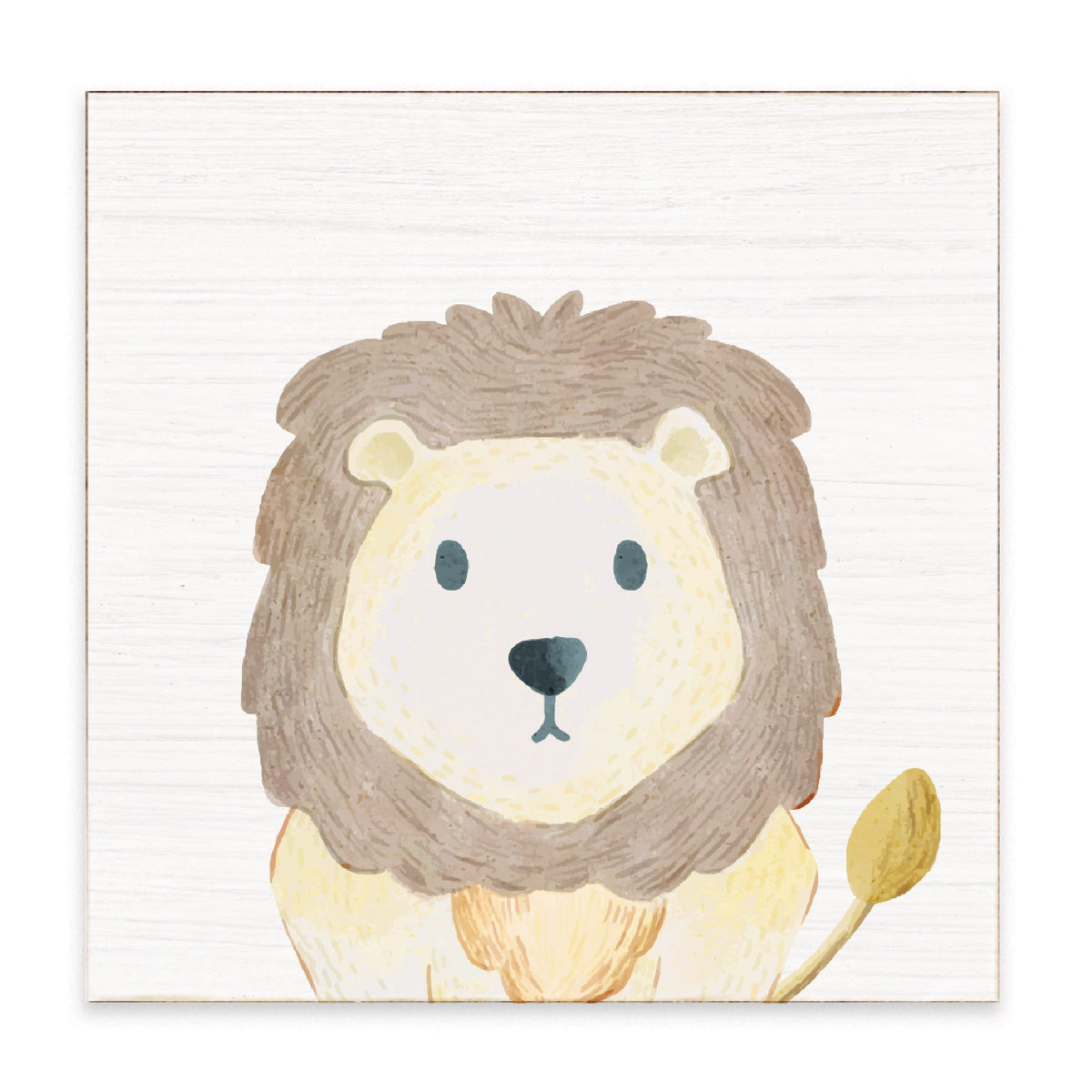 Lion Block Sign