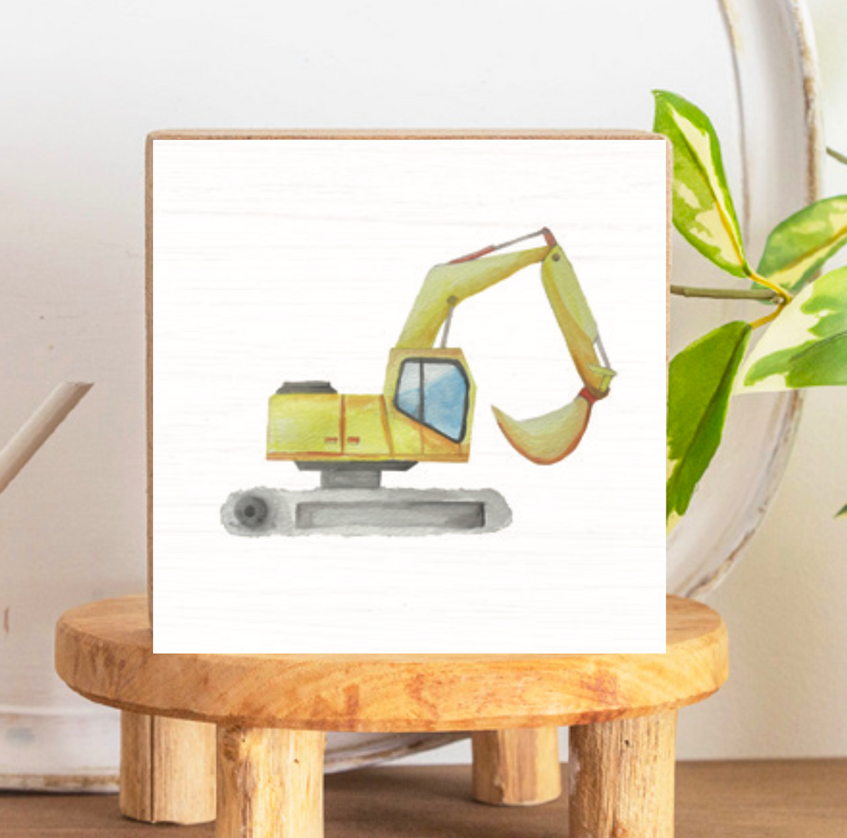Digger Wood Block