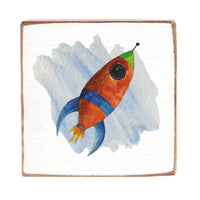 Rocket Wood Block