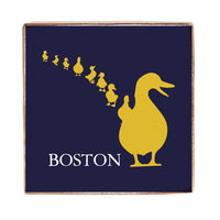 Boston Ducklings Square Block Sign