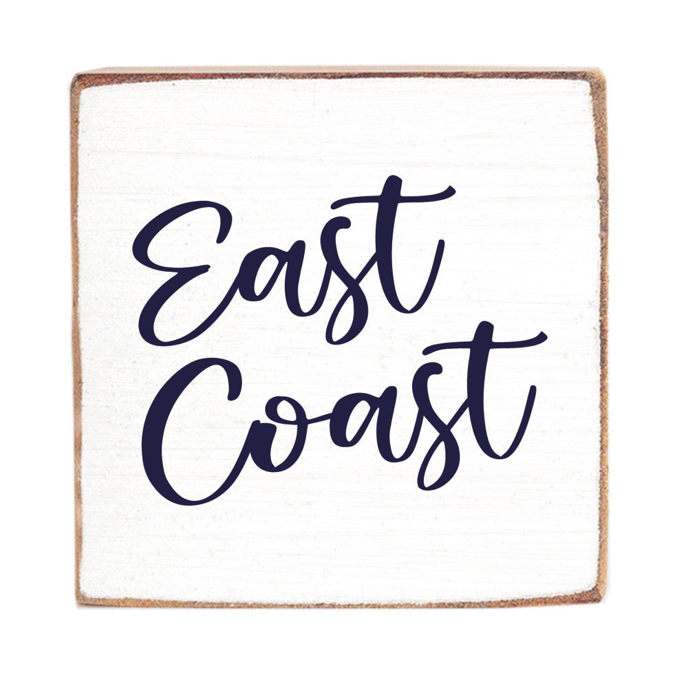 East Coast Square Block Sign