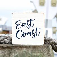 East Coast Square Block Sign