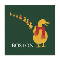 Boston Holiday Ducklings Block Sign