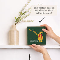 Boston Holiday Ducklings Block Sign