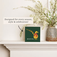 Boston Holiday Ducklings Block Sign