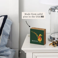 Boston Holiday Ducklings Block Sign