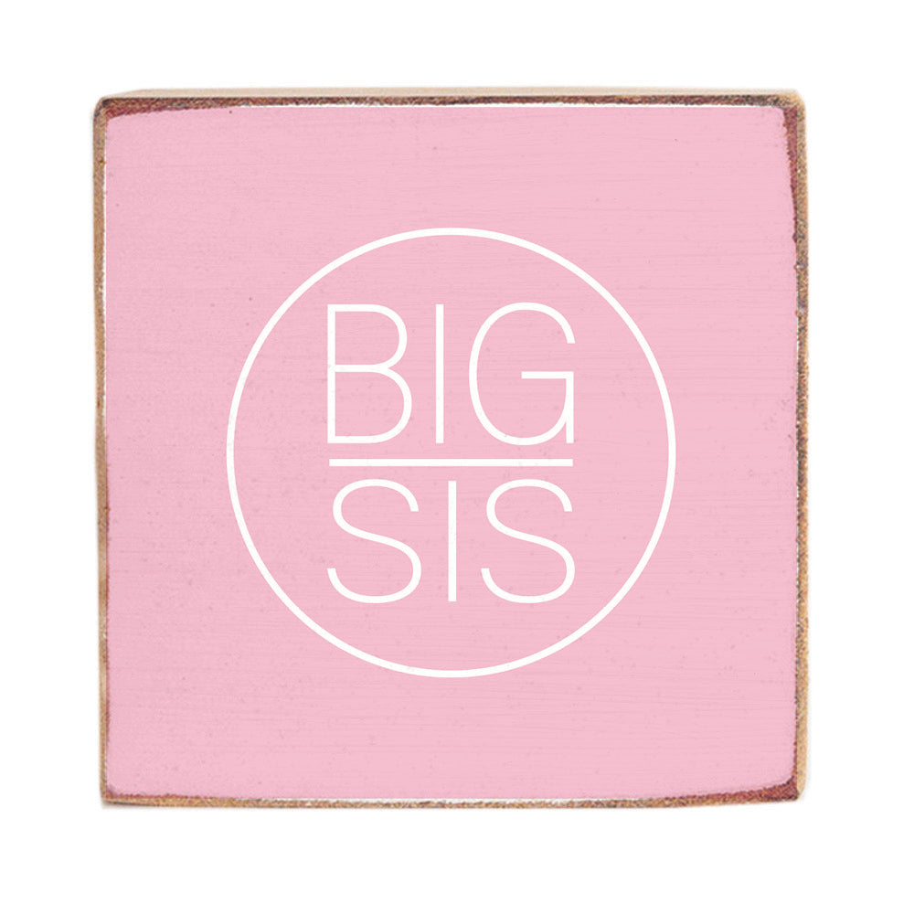 Big Sister Wood Block