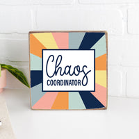 Chaos Coordinator Wood Block