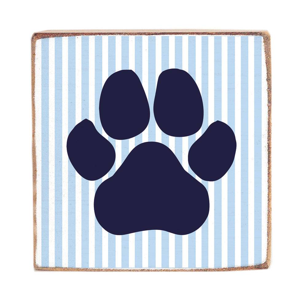 Preppy Paw Block Sign