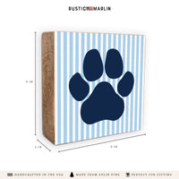 Preppy Paw Block Sign