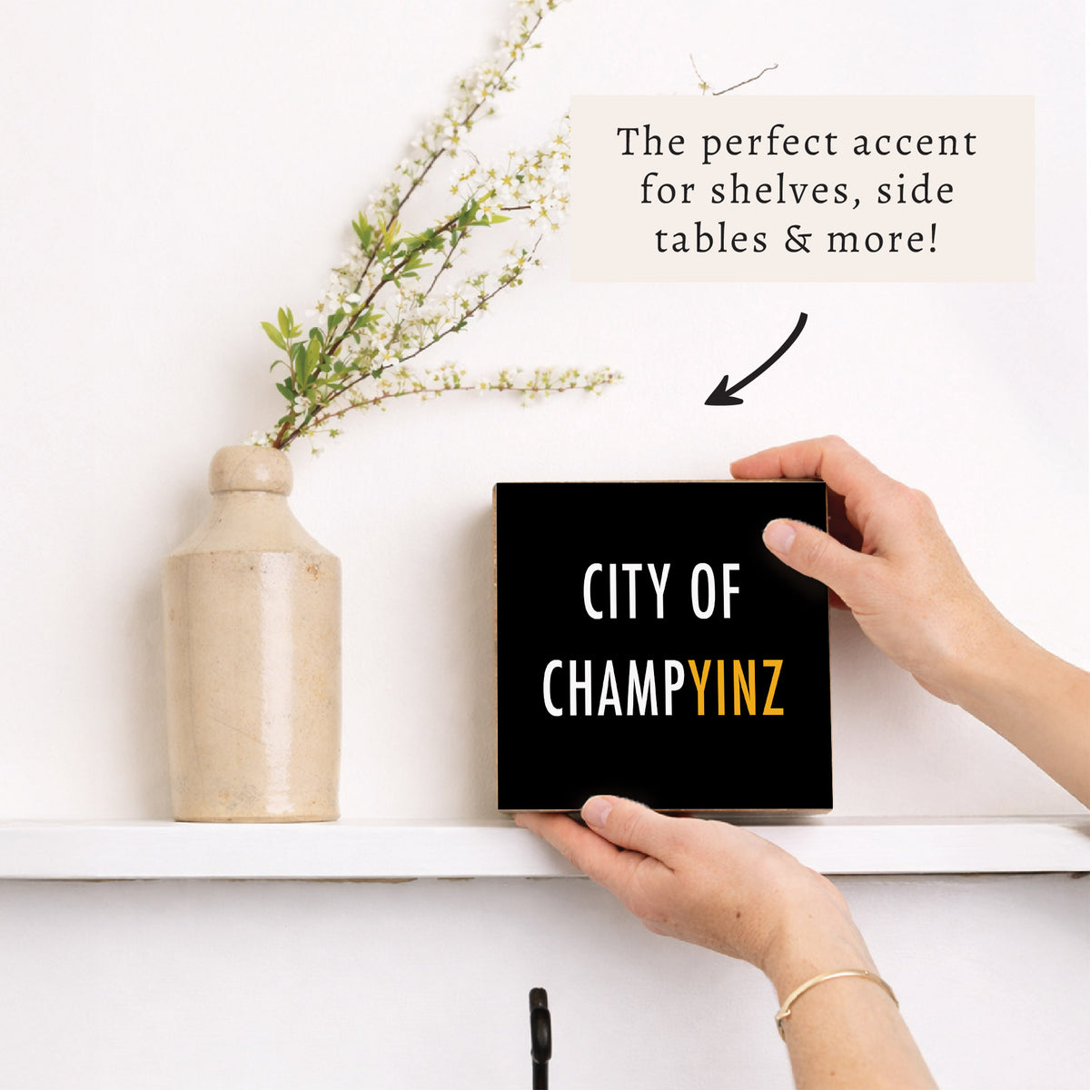 Pittsburgh Champyinz Block Sign