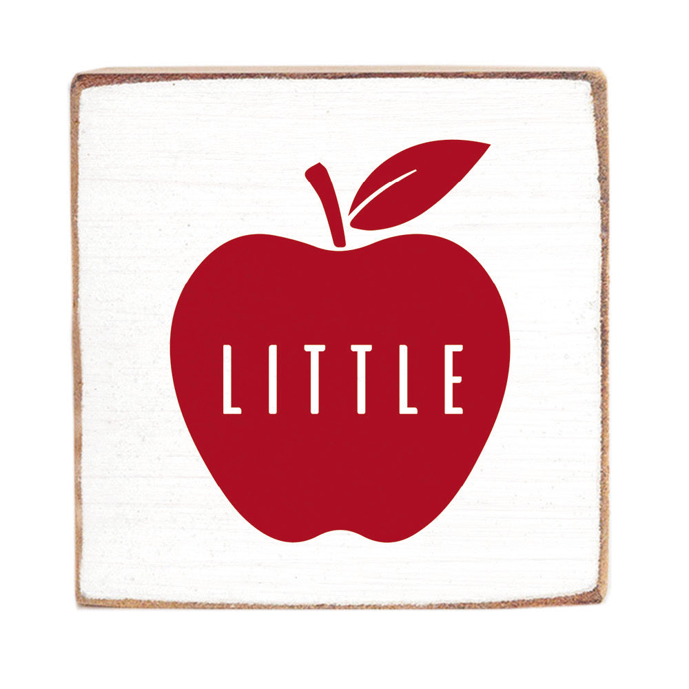 Little Apple Wood Block
