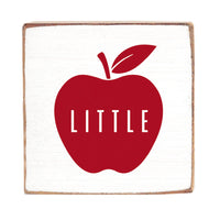 Little Apple Wood Block
