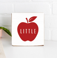 Little Apple Wood Block