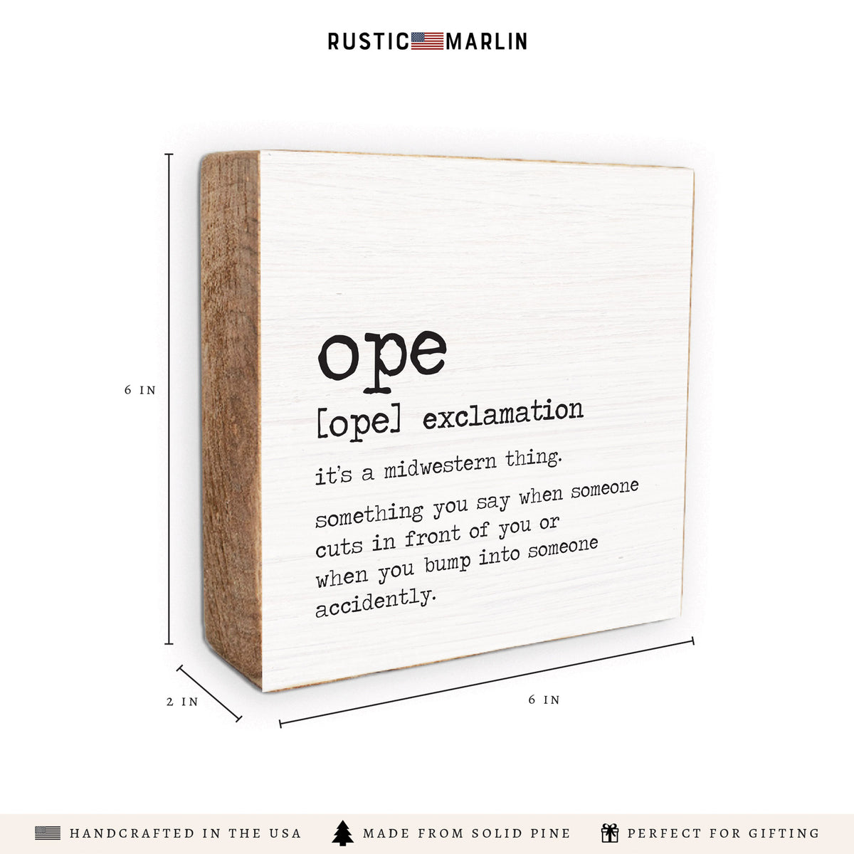 Ope Definition Block Sign