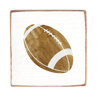 Football Wood Block