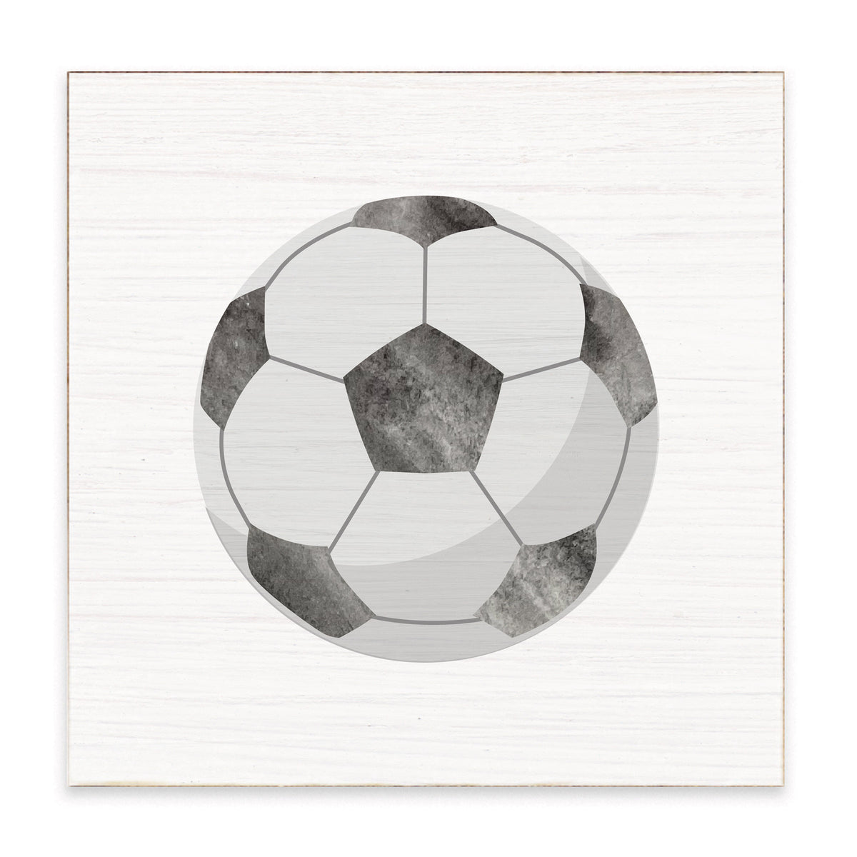 Soccer Ball Block Sign