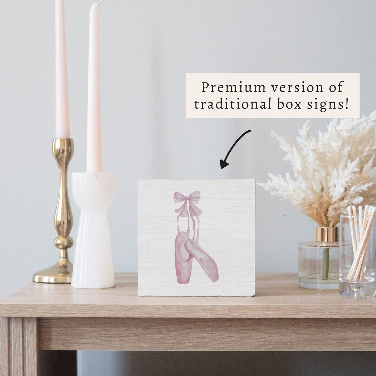 Ballet Block Sign