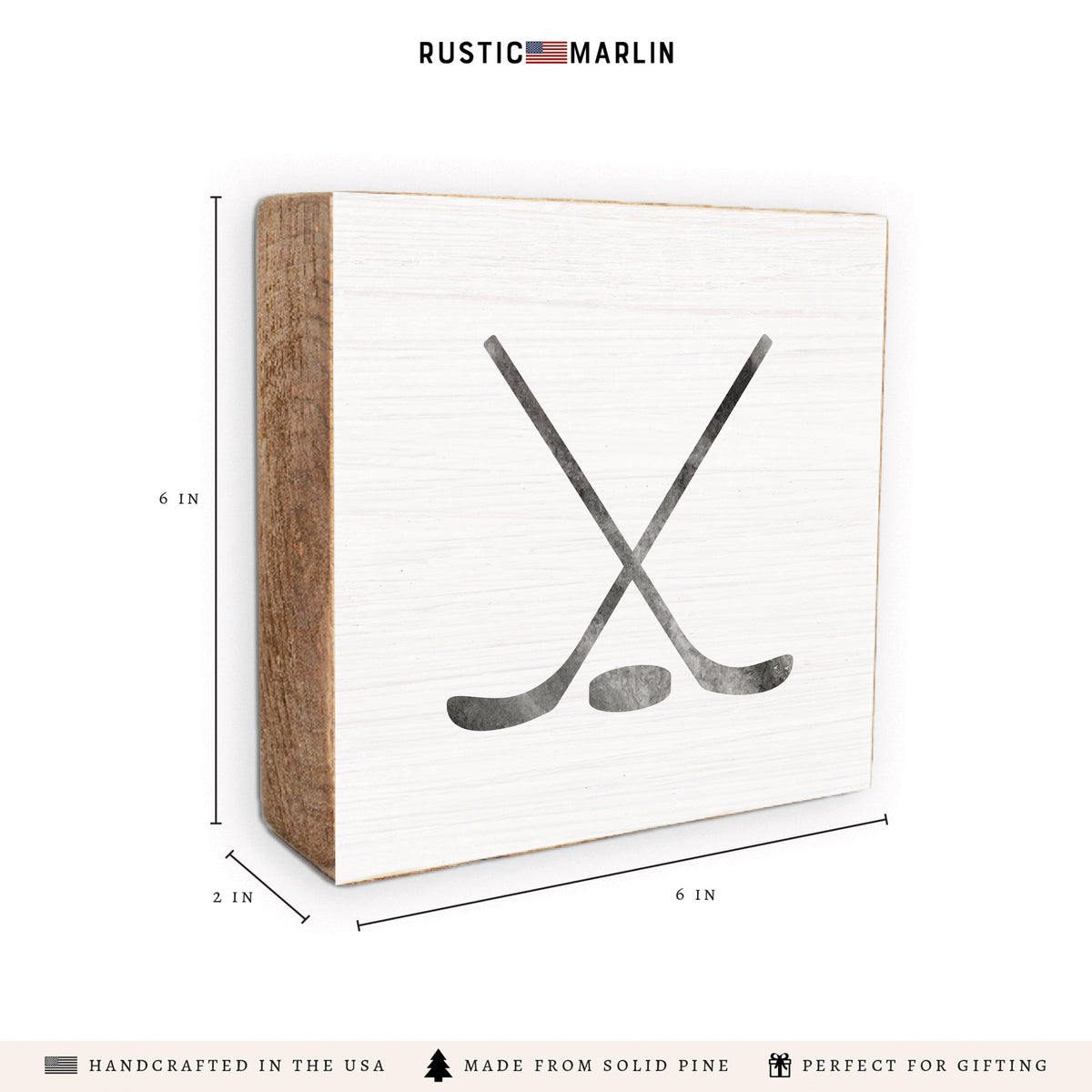 Hockey Block Sign