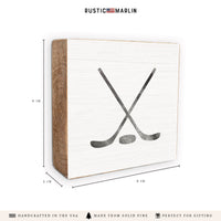 Hockey Block Sign