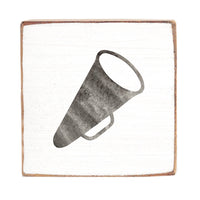 Cheer Square Block Sign