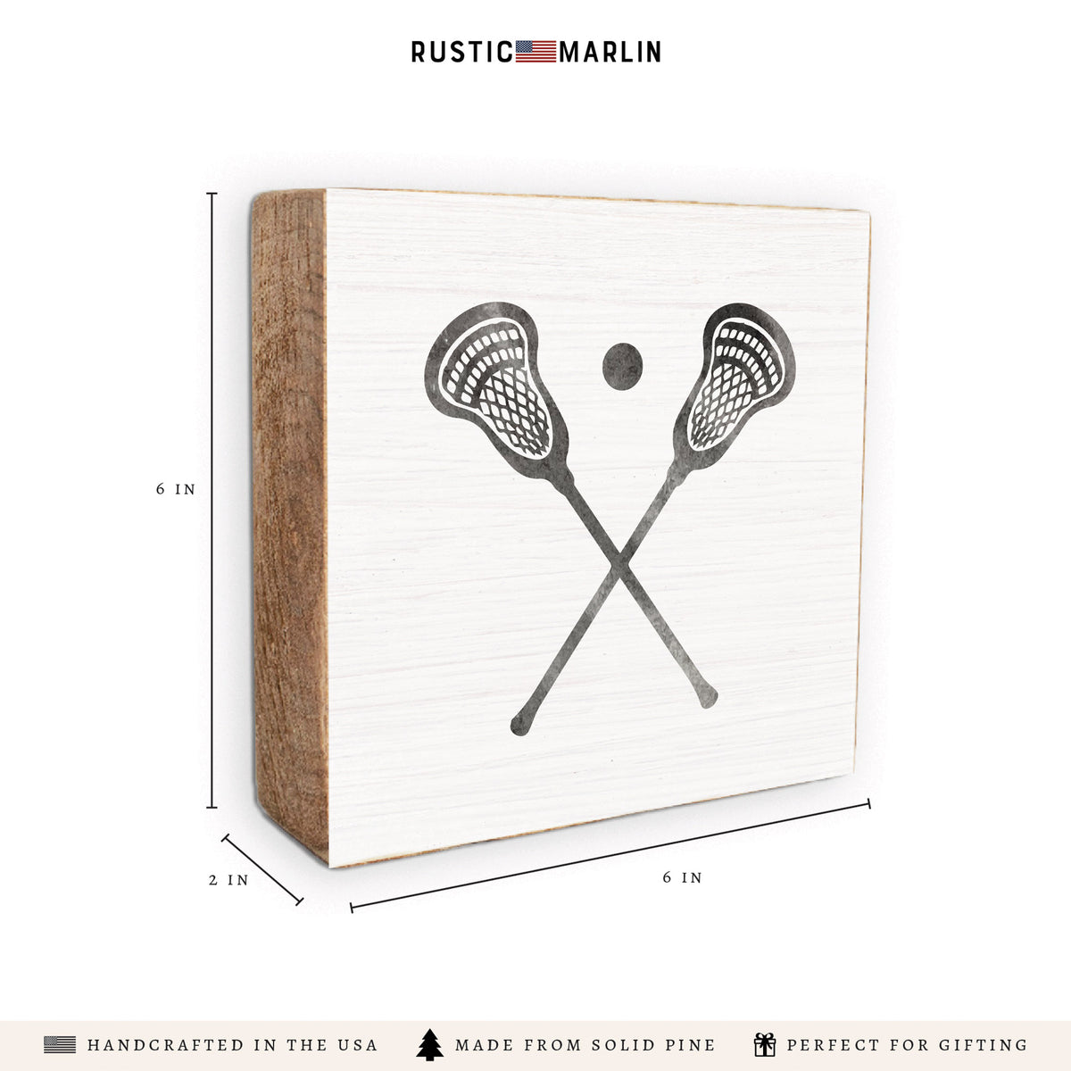 Lacrosse Block Sign